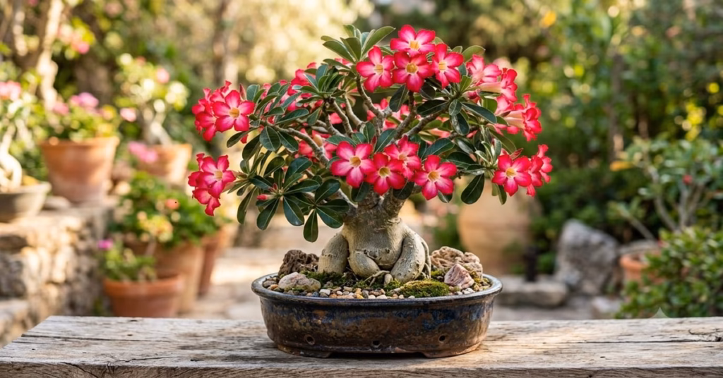 Desert rose bonsai